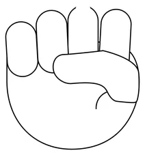 Піднятий кулак emoji
