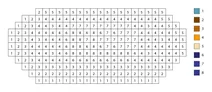 Pixel adhesive plaster color by number