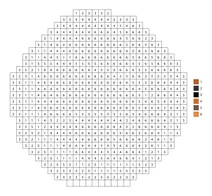 Pixel basketball ball color by number