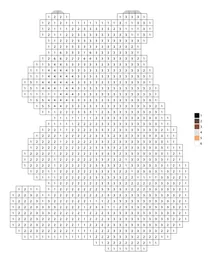 Pixel bear color by number