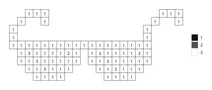Pixel black glasses color by number