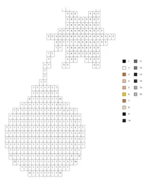 Pixel bomb color by number