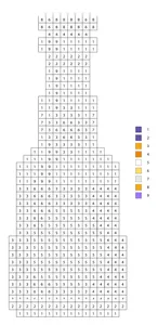 Pixel bottle color by number