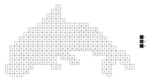 Pixel brown dolphin color by number