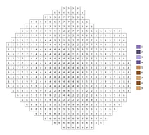 Pixel cat cookies with jam color by number