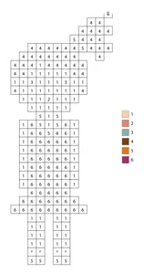 Pixel child color by number