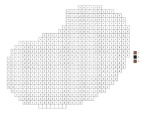 Pixel chocolate chip cookies color by number