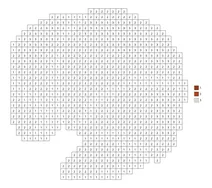 Pixel croissant color by number