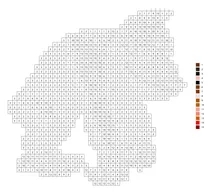 Pixel donkey kong color by number