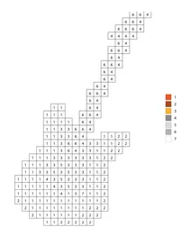 Pixel electric guitar color by number