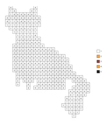 Pixel fox color by number