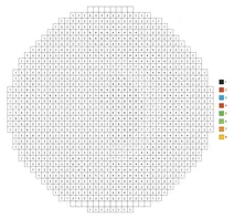 Pixel geology earth structure color by number