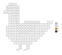 Pixel goose color by number