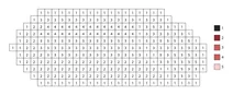Pixel half stick of sausage color by number