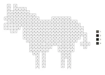 Pixel horse color by number