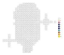 Pixel ice cream color by number