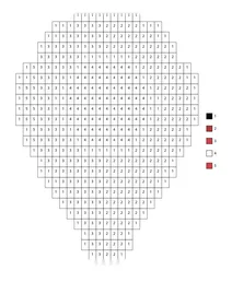 Pixel location color by number diamond