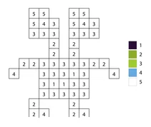 Pixel monster color by number