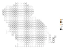 Pixel mouse color by number