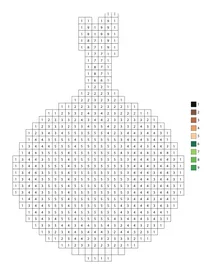 Pixel onion by number
