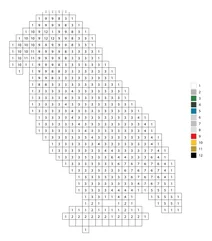 Pixel parrot color by number
