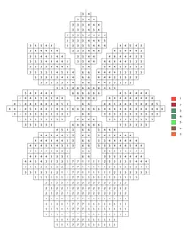 Pixel plant color by number