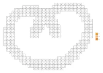 Pixel pretzel color by number