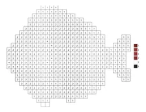 Pixel red fish color by number