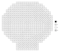 Pixel skull color by number