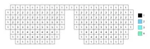Pixel sunglasses color by number 13