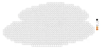 Pixel sunny side up egg color by number