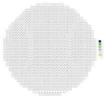 Pixel tennis ball color by number