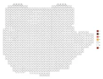 Pixel tiger color by number