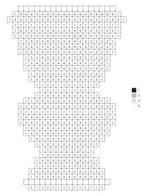 Pixel toilet color by number