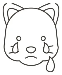 Плаче котяче обличчя