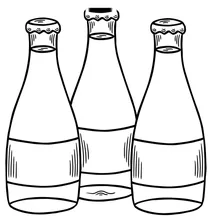 Пляшки газованих напоїв