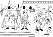 Книжка-розмальовка історія різдва