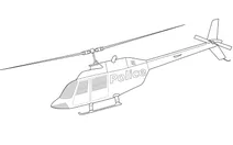 Поліцейський багатоцільовий вертоліт bell 206a