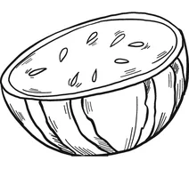 Половина кавуна