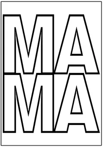 Поп-арт «мама