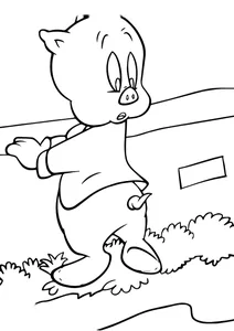 Поркі піг з серії looney tunes