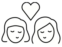 Поцілуйте жінку з жінкою emoji