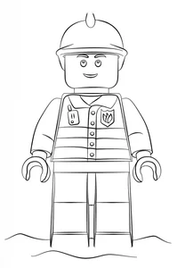 Пожежник lego