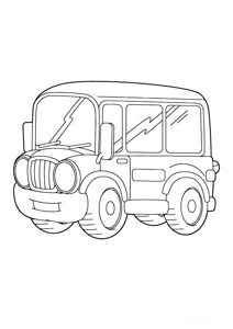 Простий старенький автобус