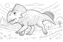Protoceratops running
