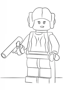 Принцеса лея органа lego