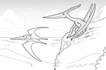 Pteranodon pair
