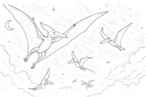 Pterosaurs over zhengzhou