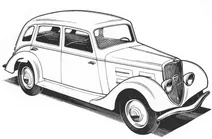 Ретро авто peugeot 301d