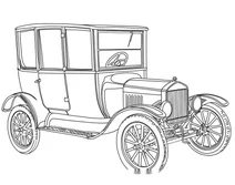 Ретро автомобіль1919 ford model t